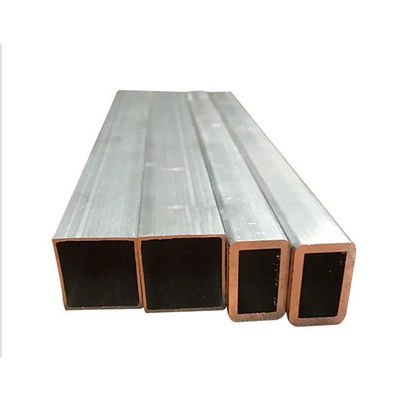 16mm 19mm 20mm Aluminium Square Tube For Trailer Cube System DIY Cubic Cabinet Galvanized
